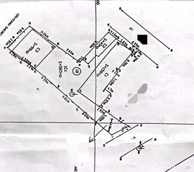 Casă cu 5 camere cu Teren 585 Mp în George Enescu