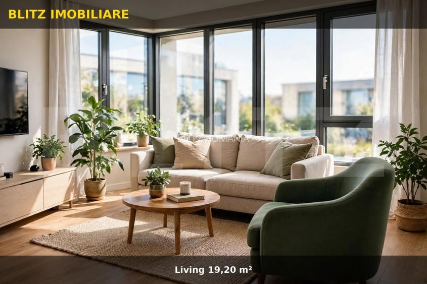 Apartament cu 2 camere, 54 mp, zona Rediu