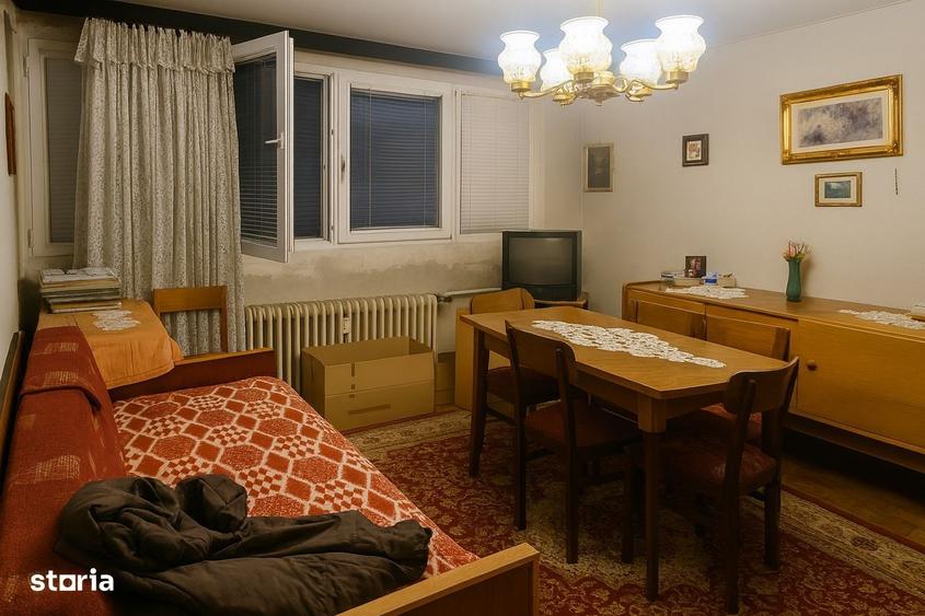 Apartament cu 2 camere decomandat în Sala Palatului