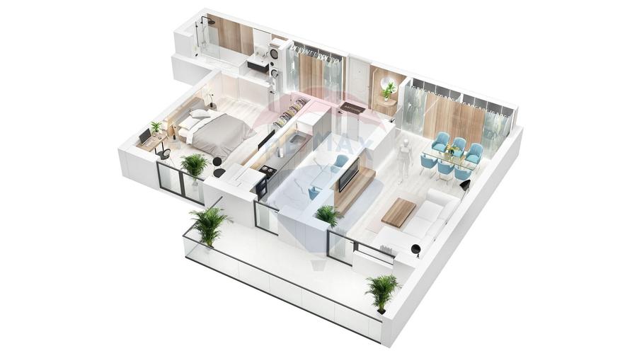 Apartament 2 camere, acces direct din bulevardul Pipera - 7