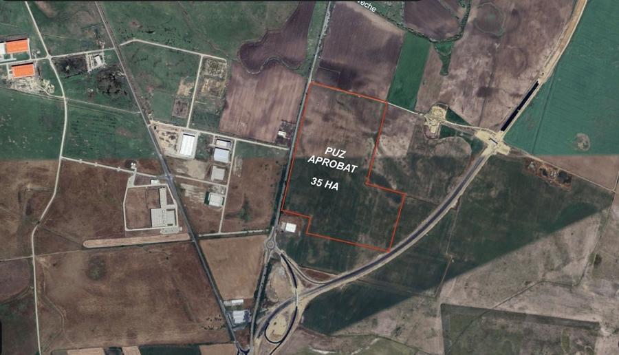 Teren Construcții extravilan de 350000 mp, în Sânandrei