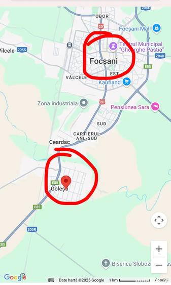 Casă cu 3 camere cu Teren 663 Mp în Golești