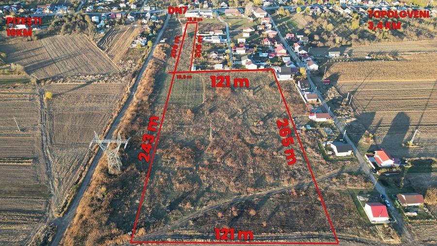 Teren de 35000 mp, în Călinești
