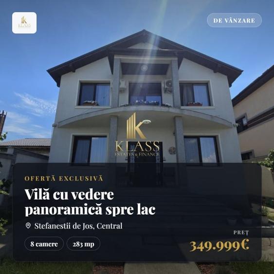 Casă individuală cu 8 camere cu Teren 418 Mp în Ștefăneștii de Jos
