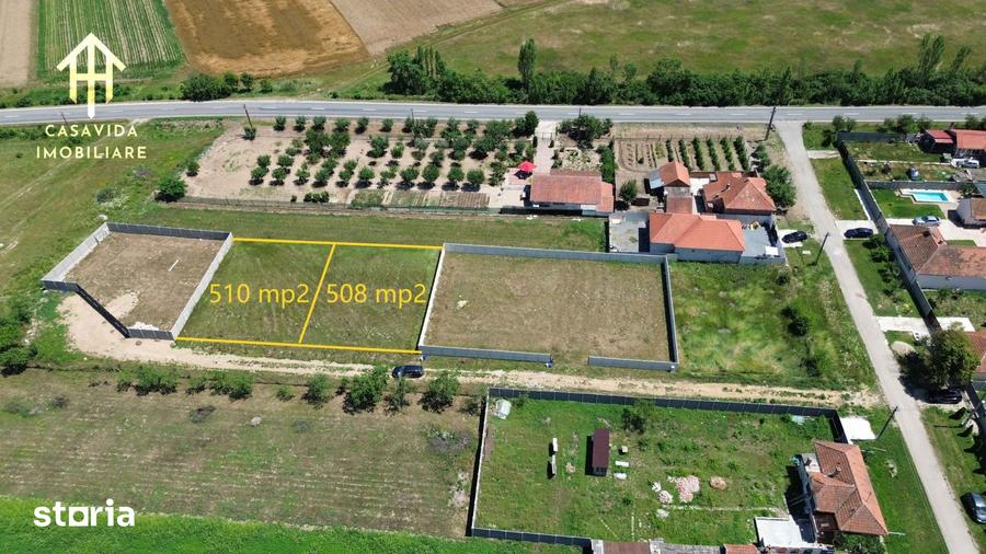 Teren de 510 mp, în Victor Vlad Delamarina
