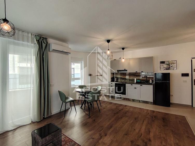 Apartament cu 2 camere semidecomandat, mobilat în Circumvalațiunii