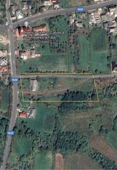 Teren de 2600 mp, în Băița