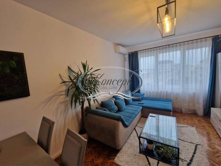 Apartament cu 2 camere decomandat, mobilat în Semicentral
