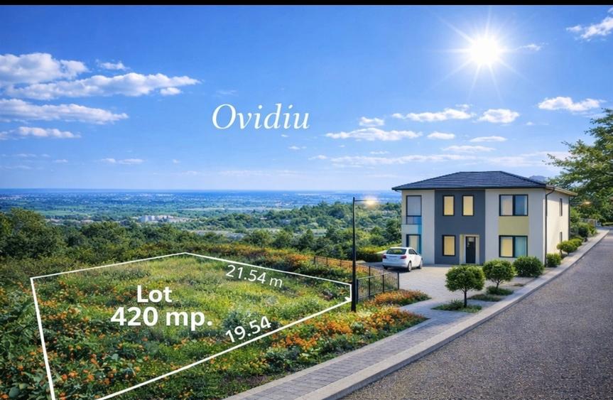 Teren Construcții de 420 mp, în Ovidiu