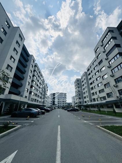 Apartament cu 2 camere semidecomandat, mobilat în Pipera