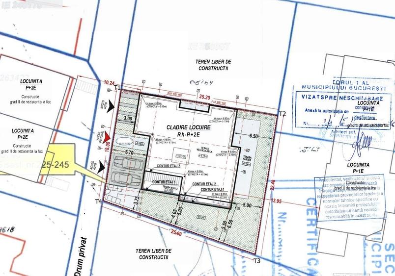 Teren Construcții intravilan de 510 mp, în Băneasa