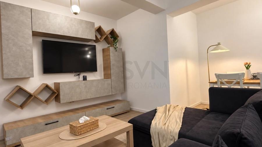 Apartament cu 2 camere semidecomandat, mobilat în Nord