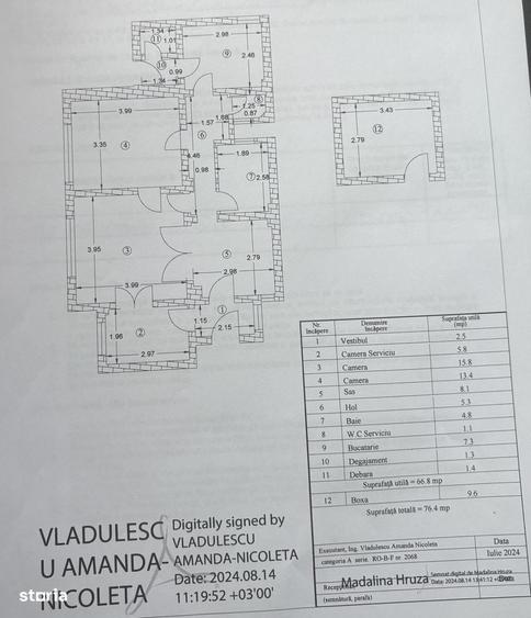 Apartament cu 3 camere în Foișorul de Foc