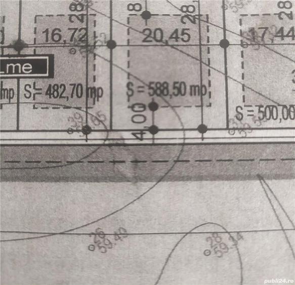 Teren de 600 mp, în Frumușani