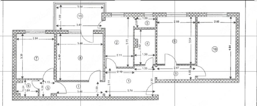 Apartament cu 4 camere decomandat în Gemenii