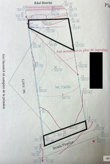 Teren Construcții intravilan de 2587 mp, în Pângărați