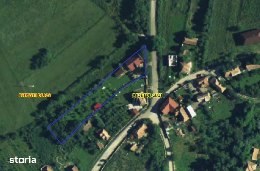 Casă cu 3 camere cu Teren 2135 Mp în Petrești