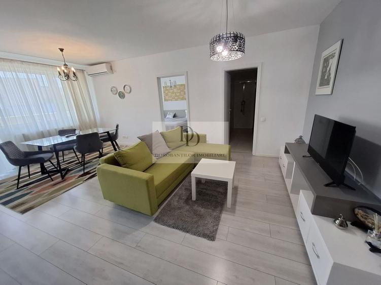 Apartament cu 2 camere semidecomandat, mobilat în Borhanci