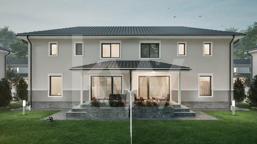Duplex cu 5 camere cu Canalizare în Șura Mică