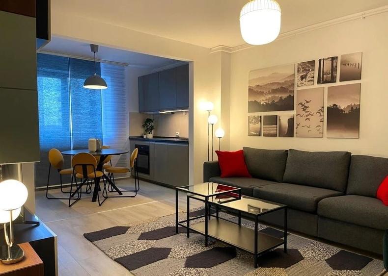 Apartament cu 2 camere semidecomandat, mobilat în Theodor Pallady