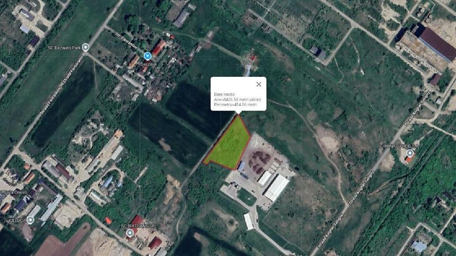 Teren Construcții intravilan de 8500 mp, în Est