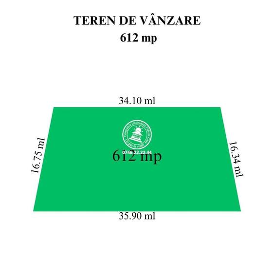 Teren de 612 mp, în Bucium