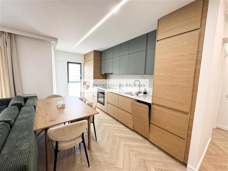 Apartament cu 2 camere semidecomandat, mobilat în Pipera