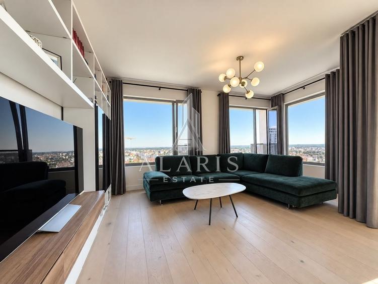 Apartament cu 3 camere semidecomandat, mobilat în Take Ionescu