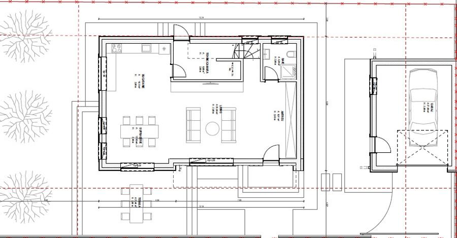 Casă individuală cu 4 camere cu Teren 500 Mp în Luna de Sus