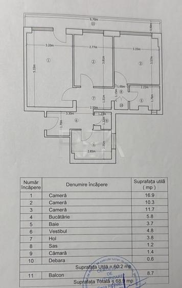 Apartament cu 3 camere decomandat, mobilat în Colentina