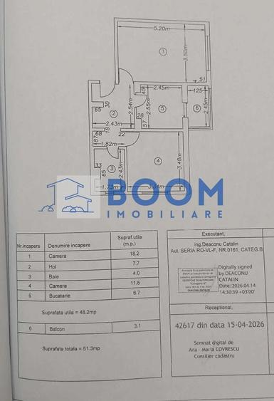 Apartament cu 2 camere decomandat în Ostroveni