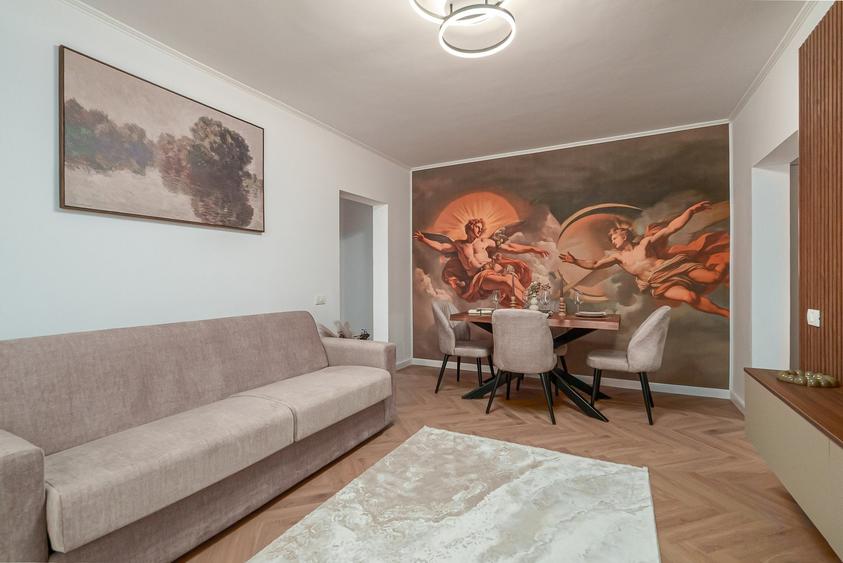 Apartament cu 2 camere semidecomandat, mobilat în Universitate
