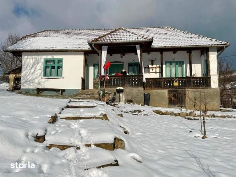 Casă cu 2 camere cu Teren 5032 Mp în Geaca