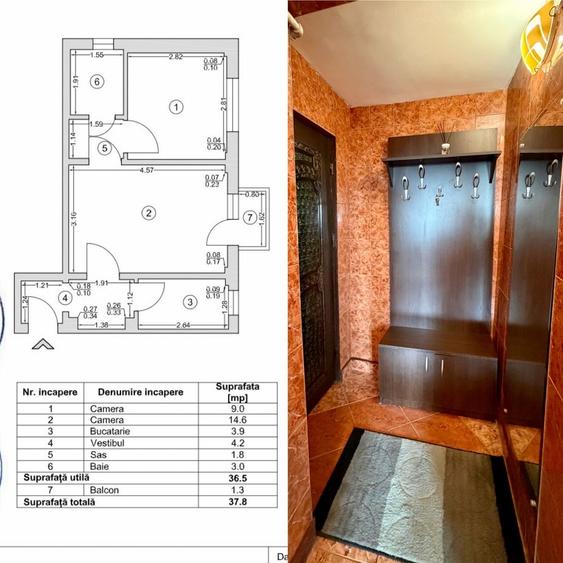 Apartament 2 camere de vanzare - 2