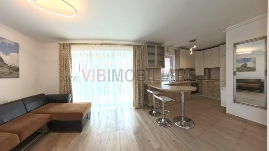 Apartament cu 2 camere semidecomandat, mobilat în Tractorul