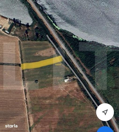 Teren extravilan 2.545 mp | Slatioara | Aproape de malul Oltului - 1