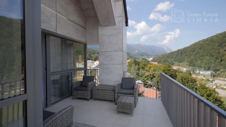 Penthouse cu 3 camere semidecomandat, mobilat în Moroieni