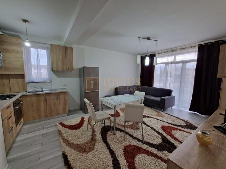 Apartament cu 2 camere semidecomandat, mobilat în Giroc