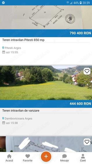 Teren de 3600 mp, în Dâmbovicioara