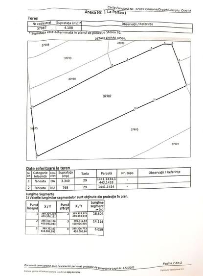 Teren de 4108 mp, în Crasna