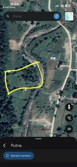 Teren de 6888 mp, în Putna