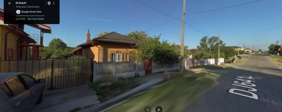Casă individuală cu 3 camere cu Teren 2568 Mp în Ghercești