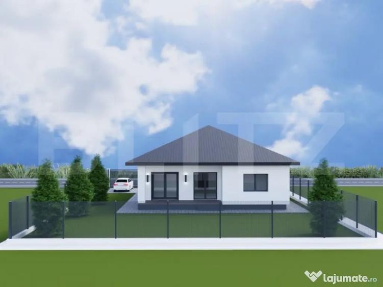 Casă cu 4 camere cu Teren 468 Mp în Nojorid