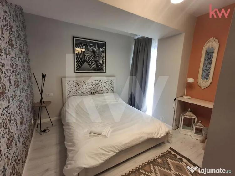 Apartament cu 2 camere semidecomandat, mobilat în Central