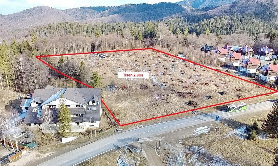 Teren Construcții intravilan de 27845 mp, în Poiana Brașov