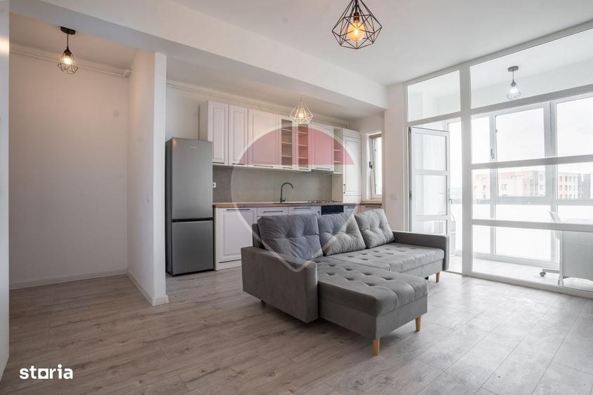Apartament cu 2 camere semidecomandat în Lunca Cetățuii