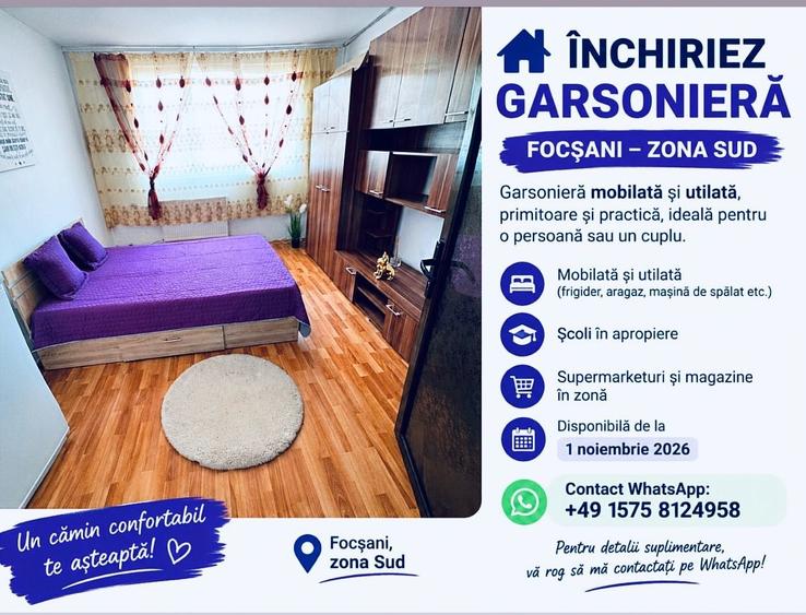 Garsonieră decomandată în Exterior Vest