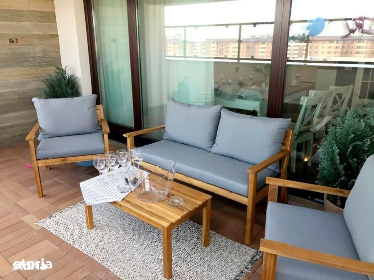 Apartament cu 4 camere, mobilat în Chiajna