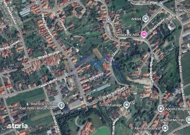 Teren 440 mp. construibil, Micesti, toate utilitatile, strada pavata - 1