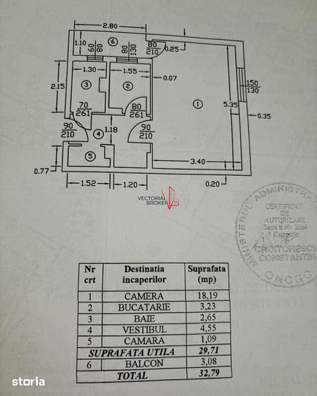 Garsoniera in bloc mixt- Metrou OBOR - 4